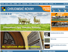 Tablet Screenshot of chrudimskenoviny.cz